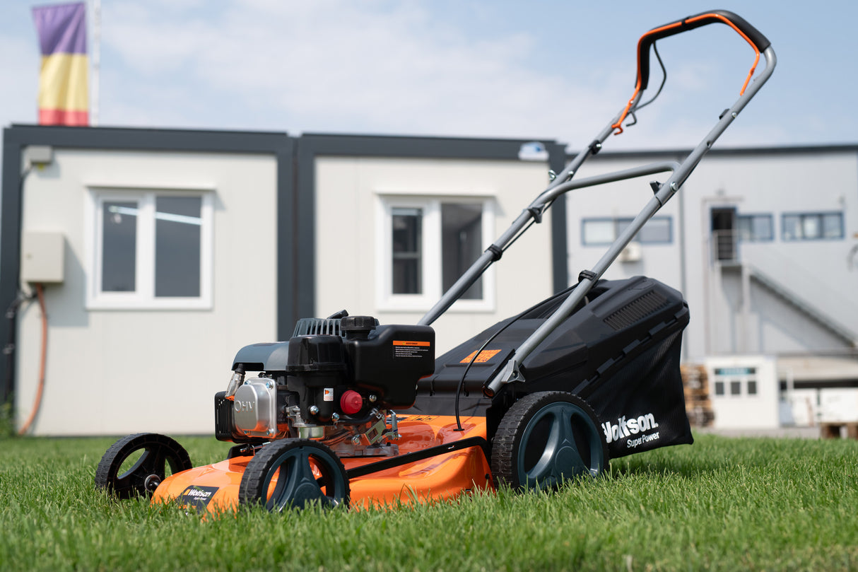 Masina de tuns iarba cu autopropulsie Wolfson, 4CP, benzina, latime de lucru 46cm - Resigilat, 9, atomico.ro