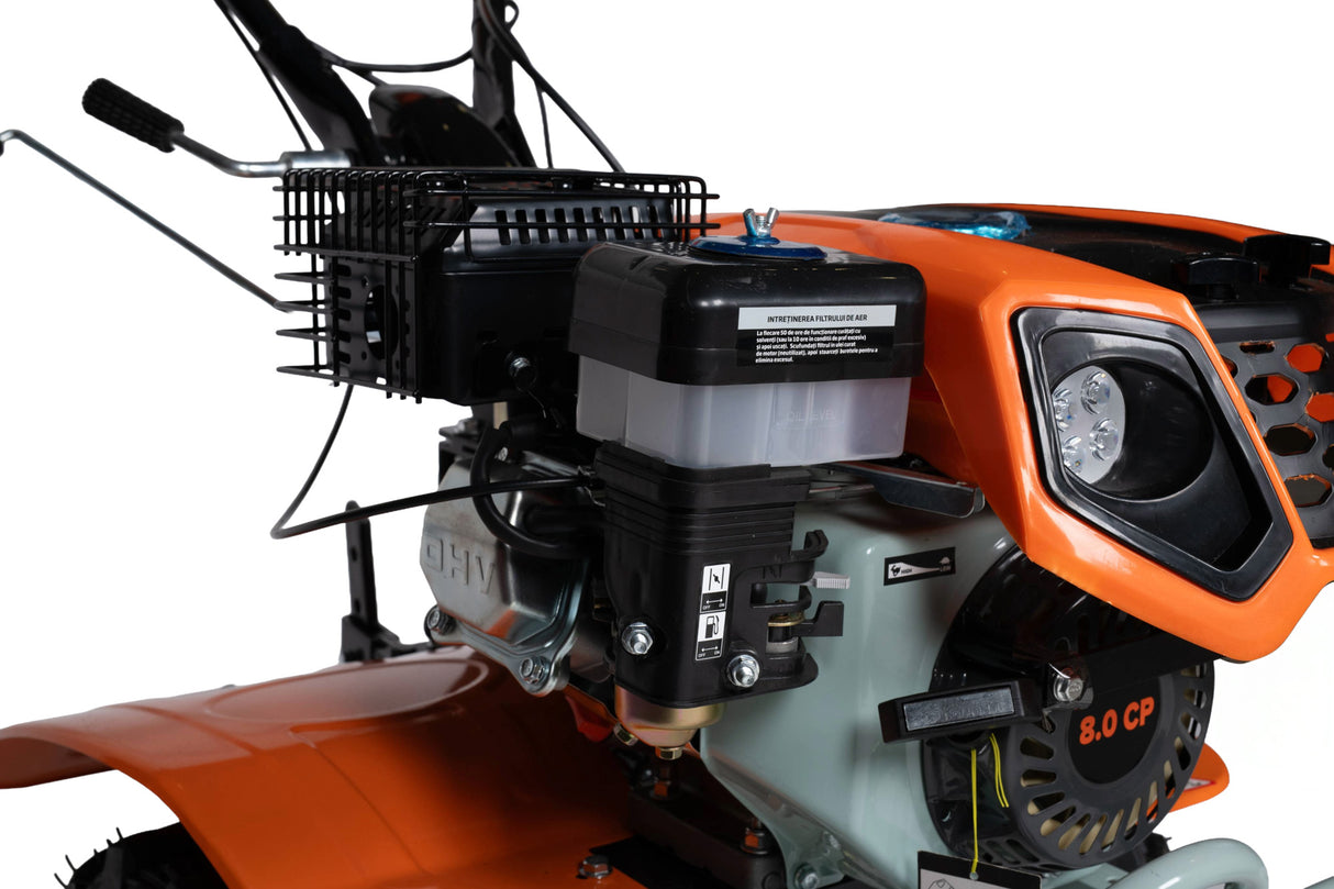 Motocultor Wolfson Imperio 8001, 8 CP, cu far si accesorii plug, rarita, roti de transport 6,50X8, roti metalice, prasitoare, 9, atomico.ro