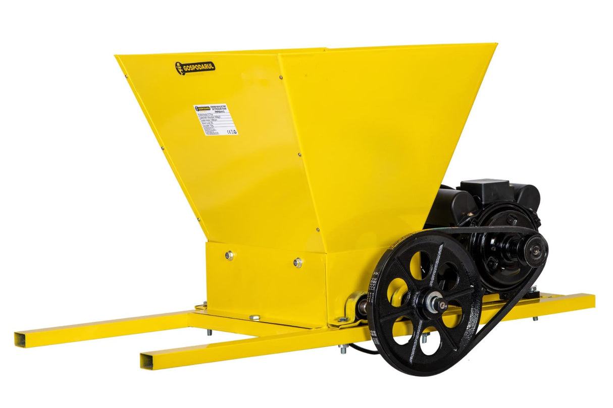 Zdrobitor de struguri electric Gospodarul Profesionist - 750W, 500 kg/h, 20L, 2, atomico.ro