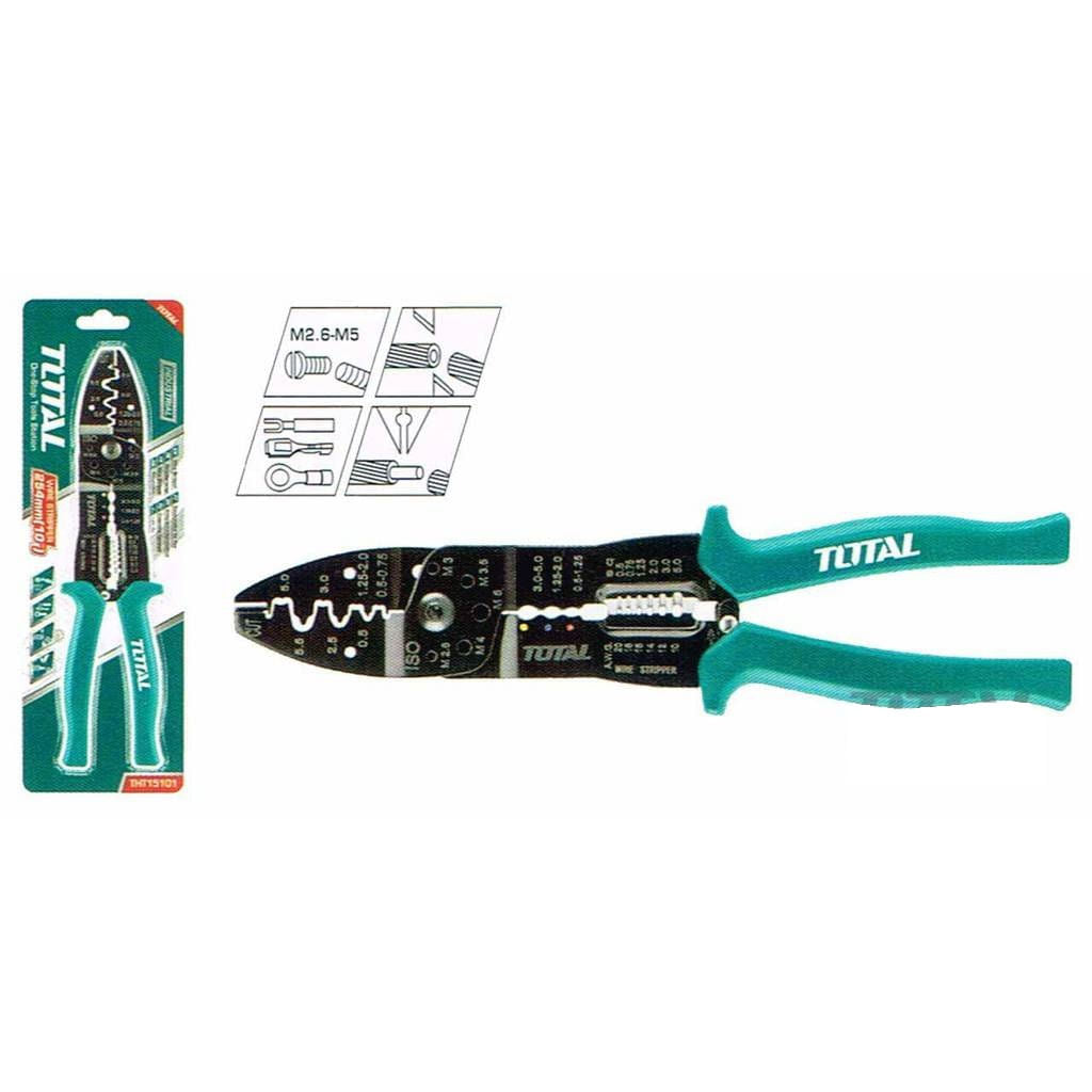 Cleste pentru dezizolare si srtizare cabluri Total 10/254mm, 1, atomico.ro