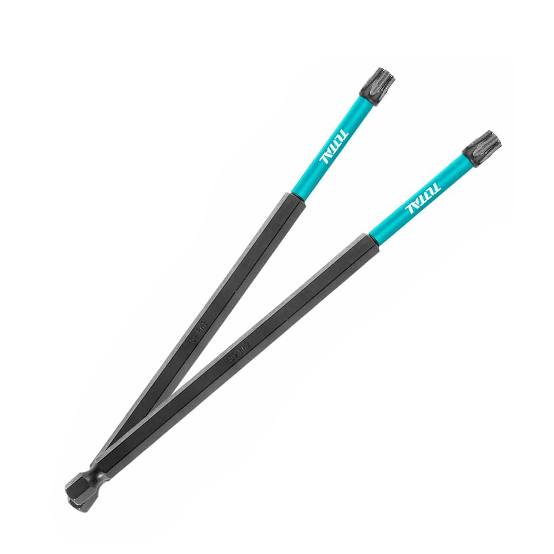 Set 10 biti de impact Total TORX, T25, 150mm, 1, atomico.ro