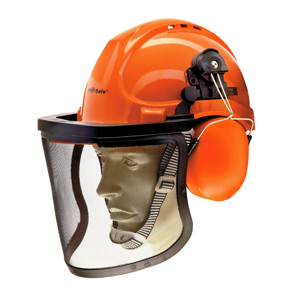 Casca de protectie cu antifoane si viziera, 1, atomico.ro