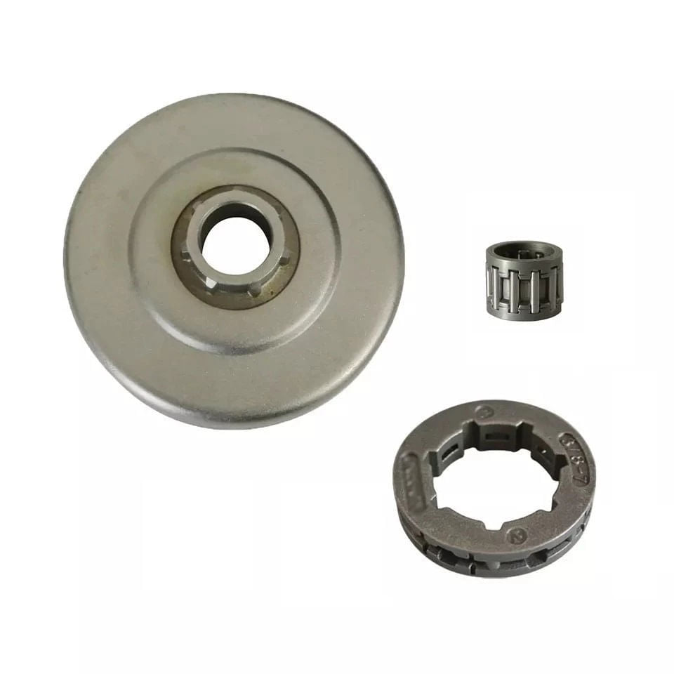 Oala ambreiaj + rotita motrica + colivie compatibil Husqvarna 362, 365, 371, 372, 570, 575 – 3/8 7Z (5 piese), 1, atomico.ro