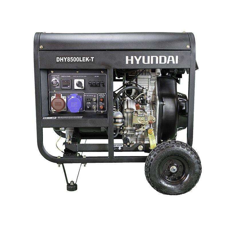 Generator de curent trifazat cu motor diesel HYUNDAI DHY8500LEK-T, 6KW, 1, atomico.ro