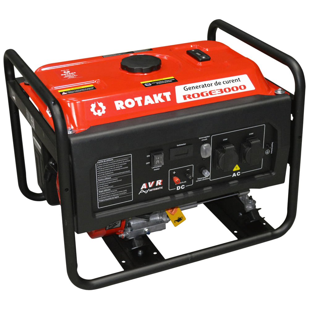 Generator de curent pe benzina Rotakt ROGE3000 - 3000W, 2, atomico.ro