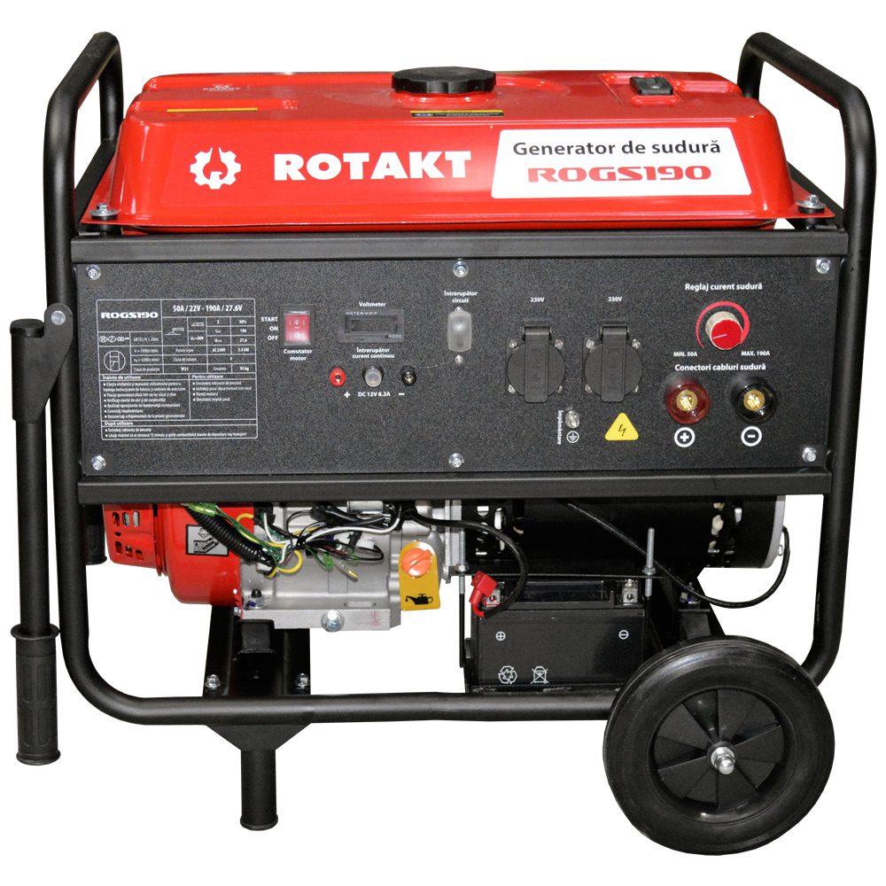 Generator de sudura Rotakt ROGS190 - 200 Ah, 3.9 kW, 2, atomico.ro