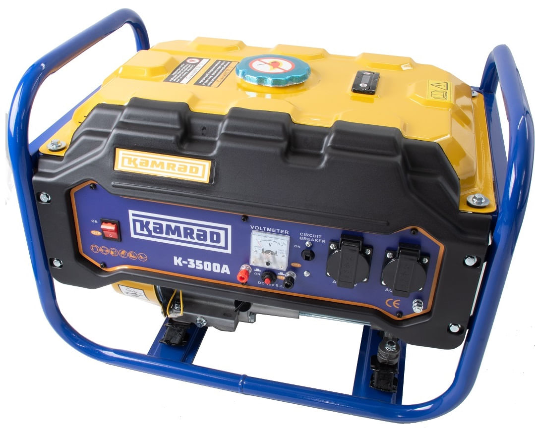 Generator de curent Kamrad K-3500A, 3000W, 7.5CP, stabilizator tensiune AVR, monofazat, 6, atomico.ro