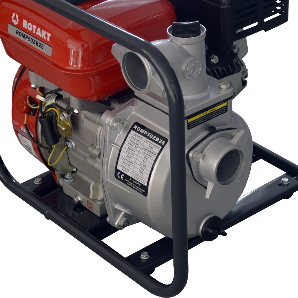 Motopompa apa curata Rotakt ROMP50ZB26 - 2", 7 CP, 31000 l/h, 4, atomico.ro