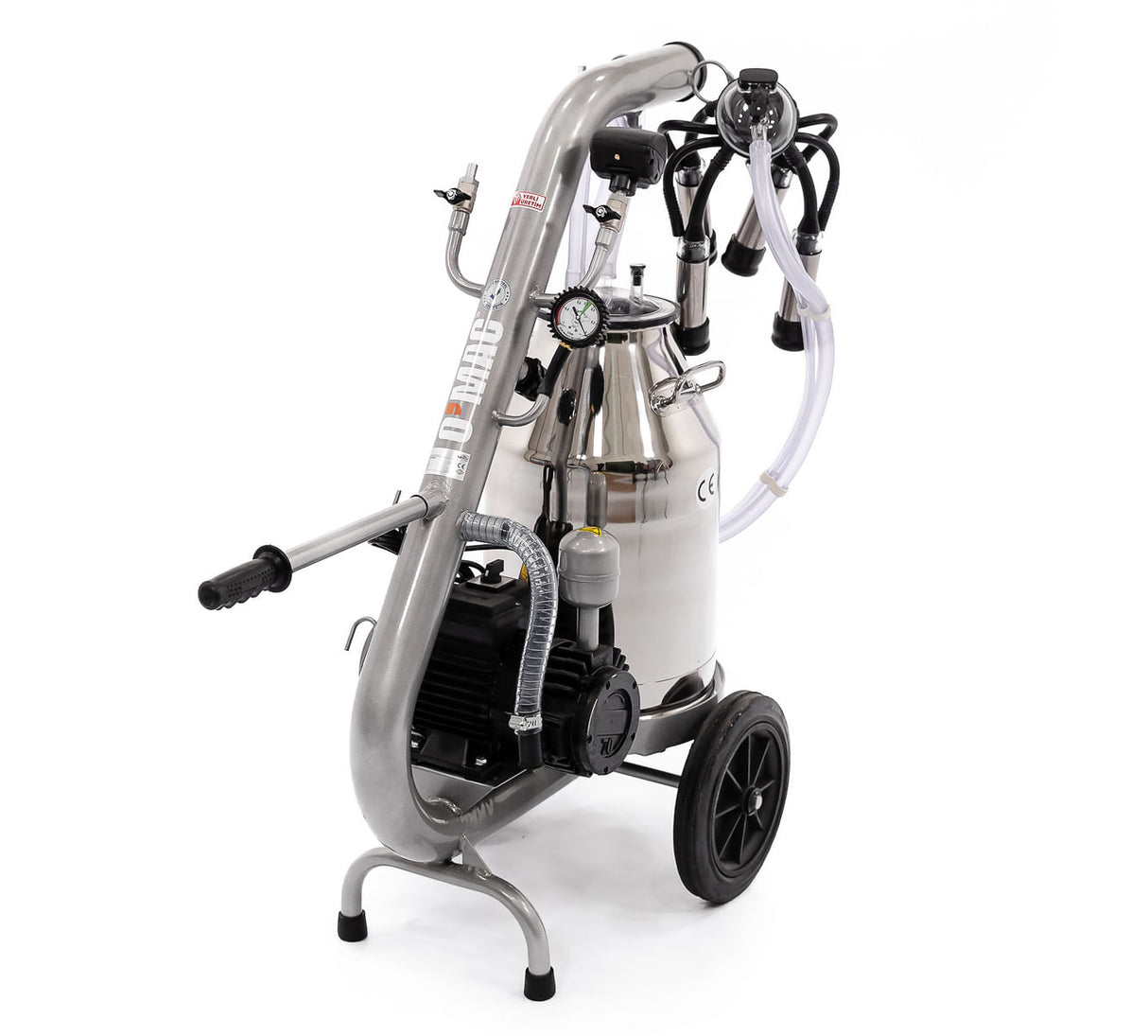 Aparat de muls O'Mac 400 W, 1 brat, 40-60 pulsatii/min, 40 l capacitate rezervor, pompa vid, supapa reglare presiune, 1, atomico.ro