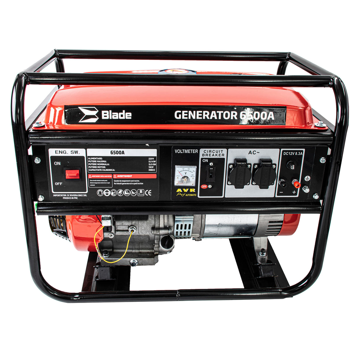 Generator curent electric pe benzina monofazat BLADE GP-6500 - 5500W, 1, atomico.ro