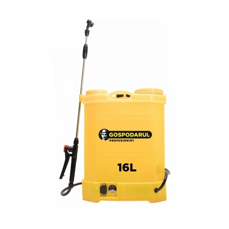 Pompa de stropit Gospodarul Profesionist - capacitate 16L, cu baterie, 1, atomico.ro