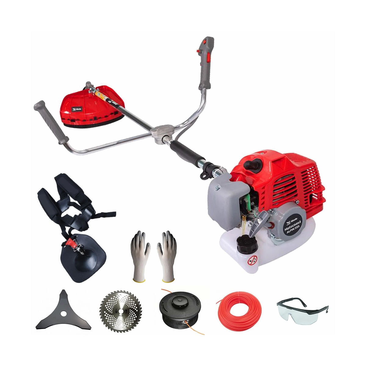 Motocoasa de umar pe benzina BLADE Alpin 555, 5.5CP, 52cc, 3200rpm - RESIGILAT, 3, atomico.ro