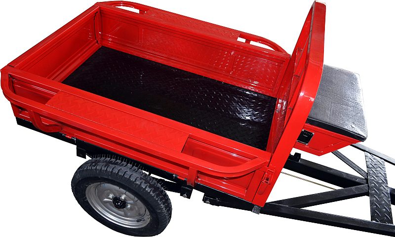 Remorca motocultor Rotakt REM400-1, capacitate 400 kg, basculabila, 4, atomico.ro