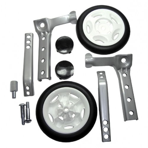 Roti ajutatoare reglabile pentru biciclete cu schimbator, compatibile 16–24", roti din plastic, 4, atomico.ro