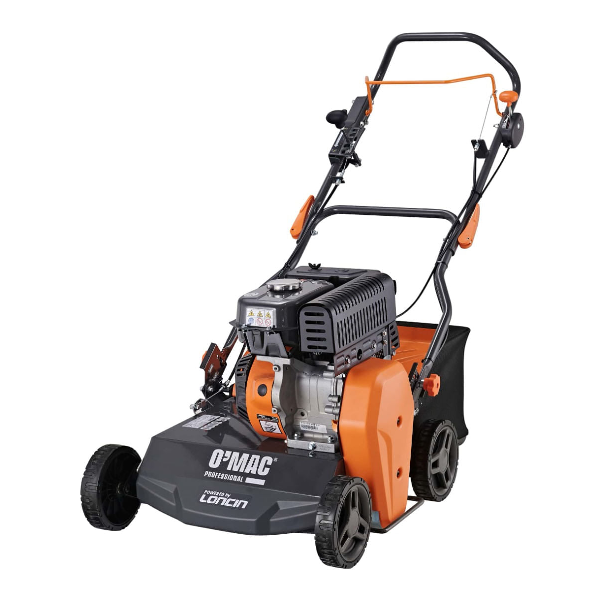 Scarificator gazon O-Mac SG 6000, pe benzina, cu sac colector, 6 CP, 1, atomico.ro