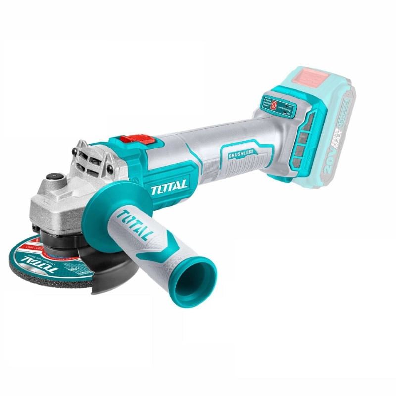 Polizor unghiular TOTAL Industrial, Li-Ion, 20V, 115mm, Nu include acumulator si incarcator, 1, atomico.ro