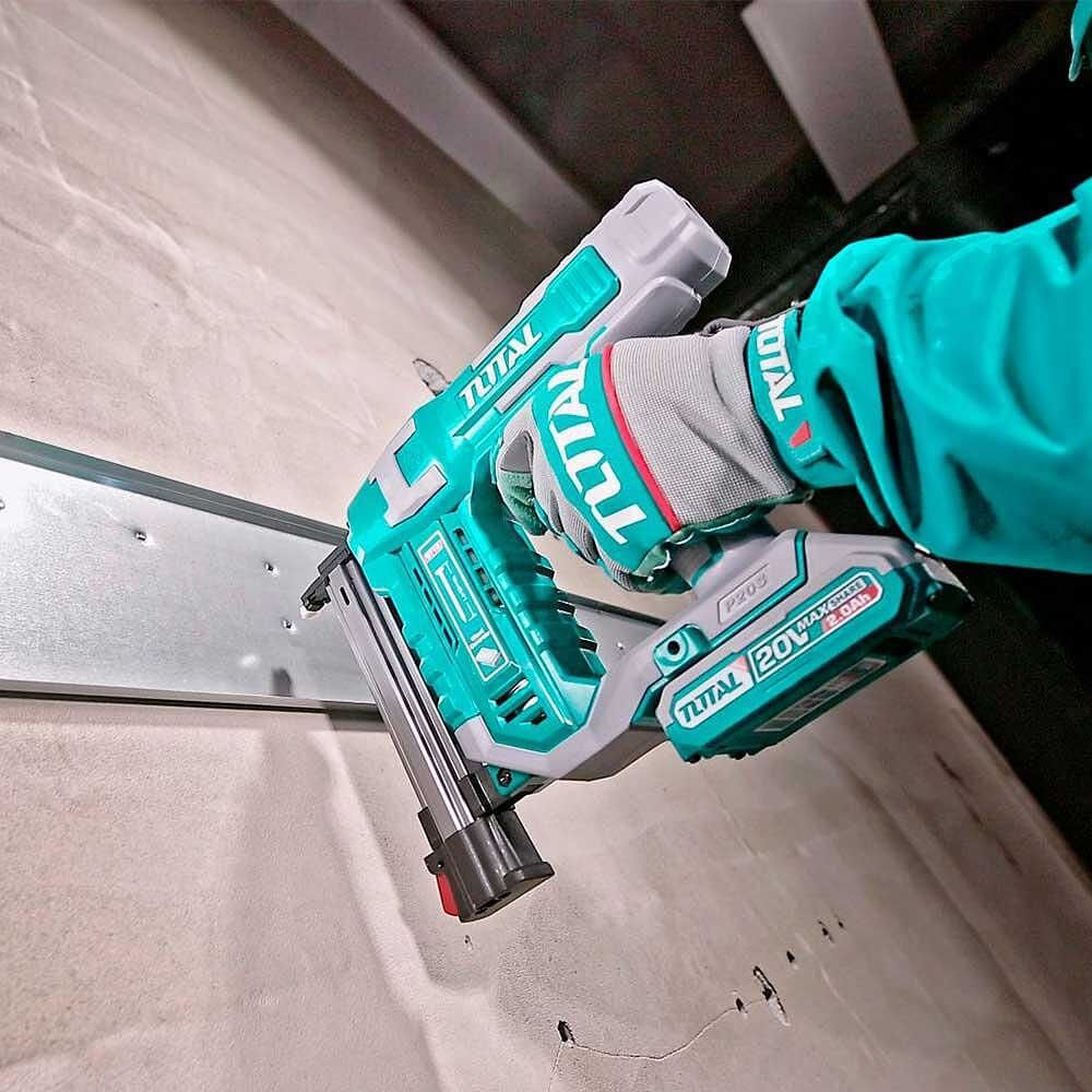 Pistol cuie pentru beton TOTAL 20V-2.0Ah INCLUDE ACUMULATOR+ INCARCATOR, 6, atomico.ro