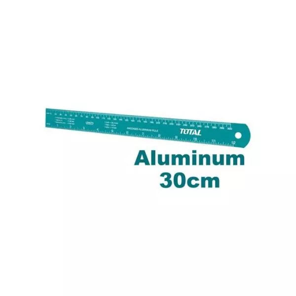 Rigla TOTAL din aluminiu - 30cm, 2, atomico.ro