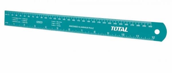 Rigla TOTAL din aluminiu - 30cm, 1, atomico.ro