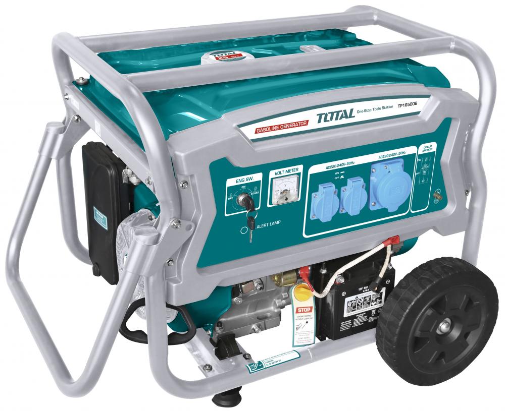Generator de curent TOTAL pe benzina - 6500W, 1, atomico.ro