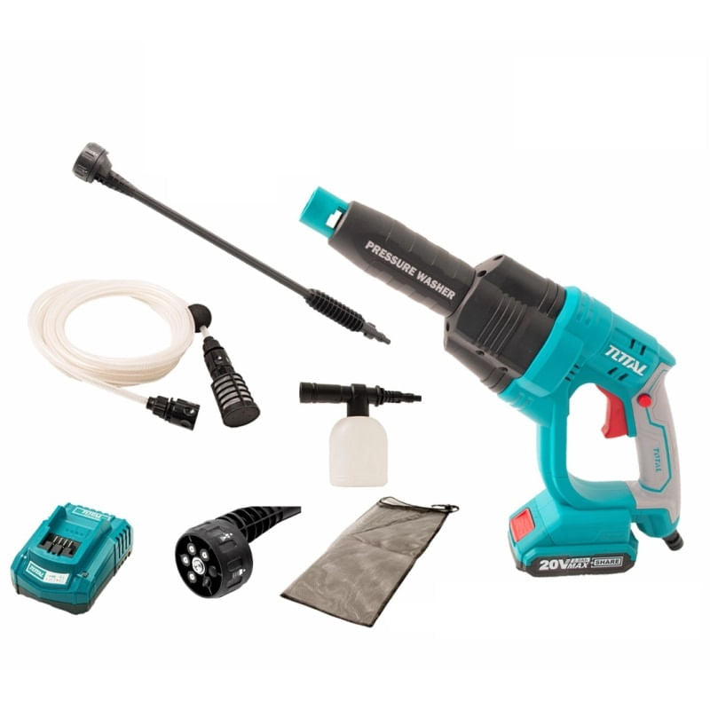Aparat de spalat cu presiune cu acumulator Total- Li-Ion + incarcator + acumulator, 2, atomico.ro