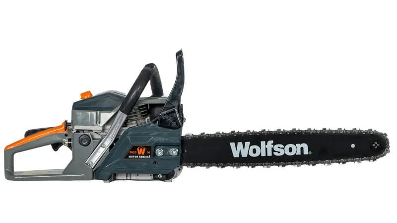 Drujba pe benzina WOLFSON STX-620, 3.5CP, 58CC, 2 lame, 2 lanturi + ulei amestec 0.5L, toporisca Wolfson 600g, 5, atomico.ro