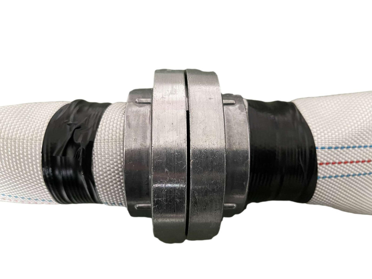 FURTUN PVC PANZAT TIP POMPIERI 2" 20M 50MM CU MUFE CUPLARE, 3, atomico.ro