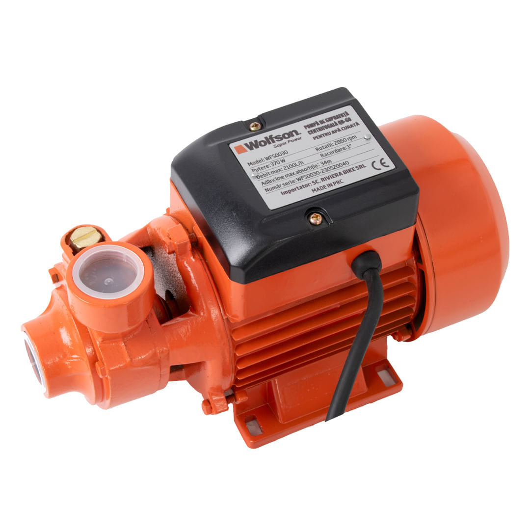 Pompa de suprafata apa curata Wolfson QB-60 - 370W, 2100 l/h, 2, atomico.ro