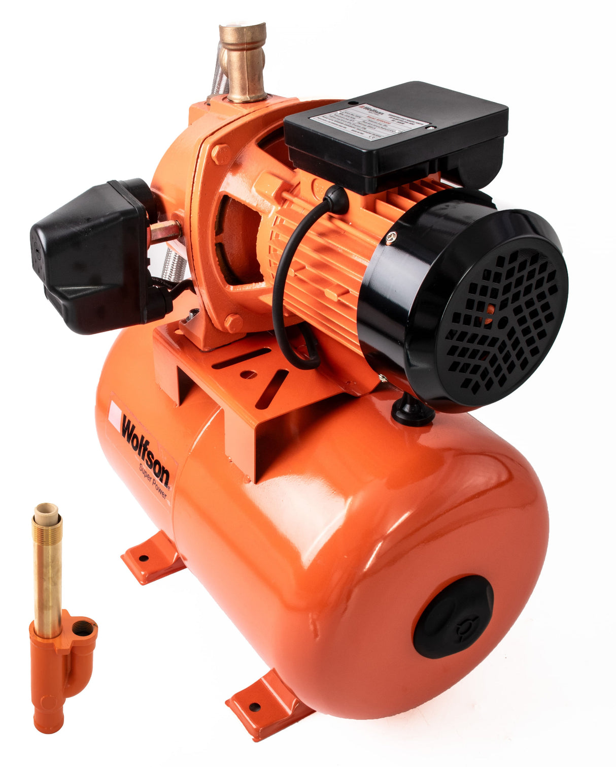 Hidrofor cu cap de fonta si ejector Wolfson 800-3D, 800W, 24L, 3200 l/h, 2, atomico.ro