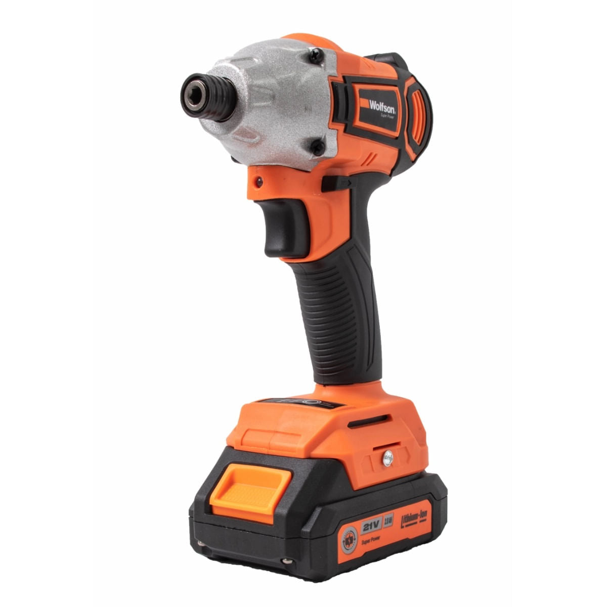 Masina de insurubat cu impact cu acumulator Wolfson - 21V-2.0Ah, 2 acumulatori, Hex 1/4, 3, atomico.ro