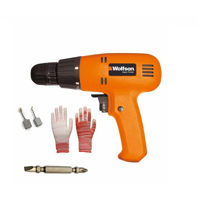 Masina de gaurit electrica Wolfson - 280W + manusi, 1, atomico.ro