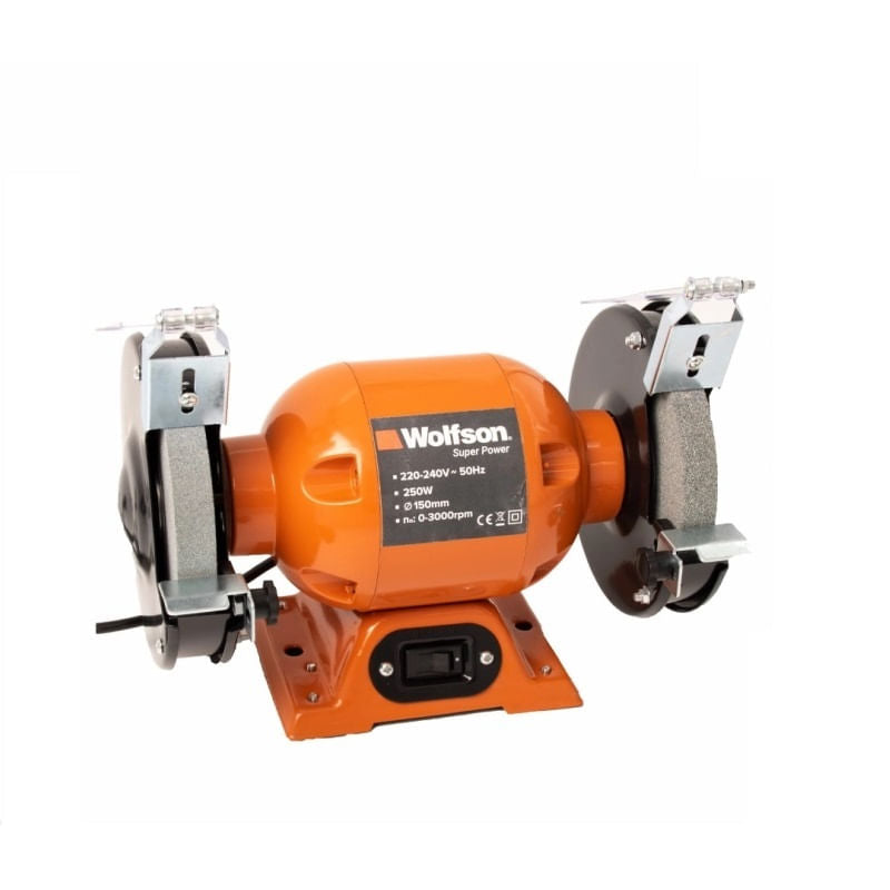 Polizor de banc Wolfson - 250W, 155mm, 3000rpm, 4, atomico.ro