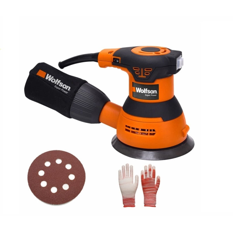 Masina de slefuit rotativa Wolfson - 350W + manusi, 7, atomico.ro