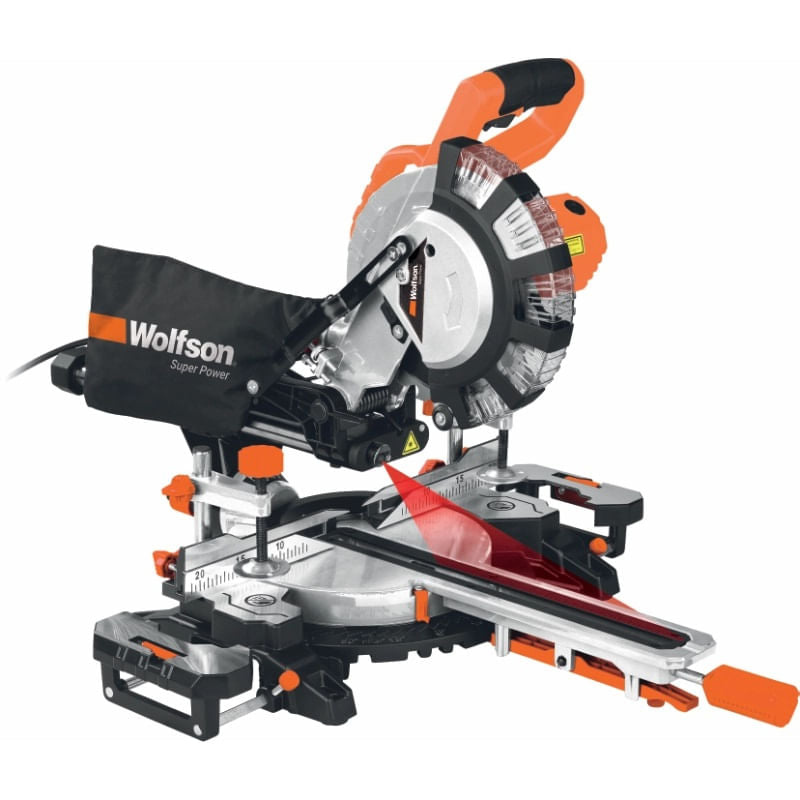 Fierastrau circular stationar cu sanie de glisare Wolfson, 2000W, 210mm, 1, atomico.ro