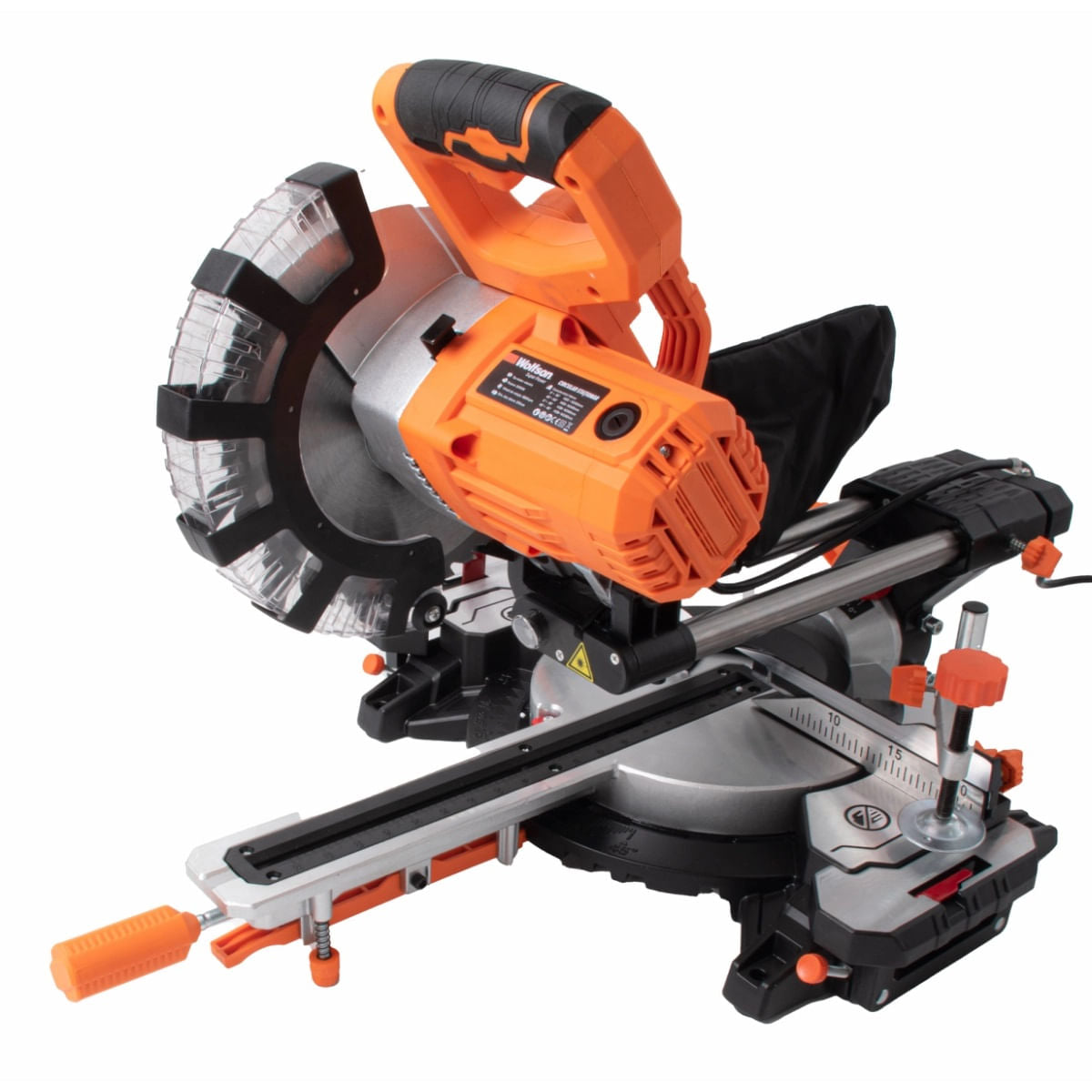 Fierastrau circular stationar cu sanie de glisare Wolfson, 2000W, 210mm, 2, atomico.ro