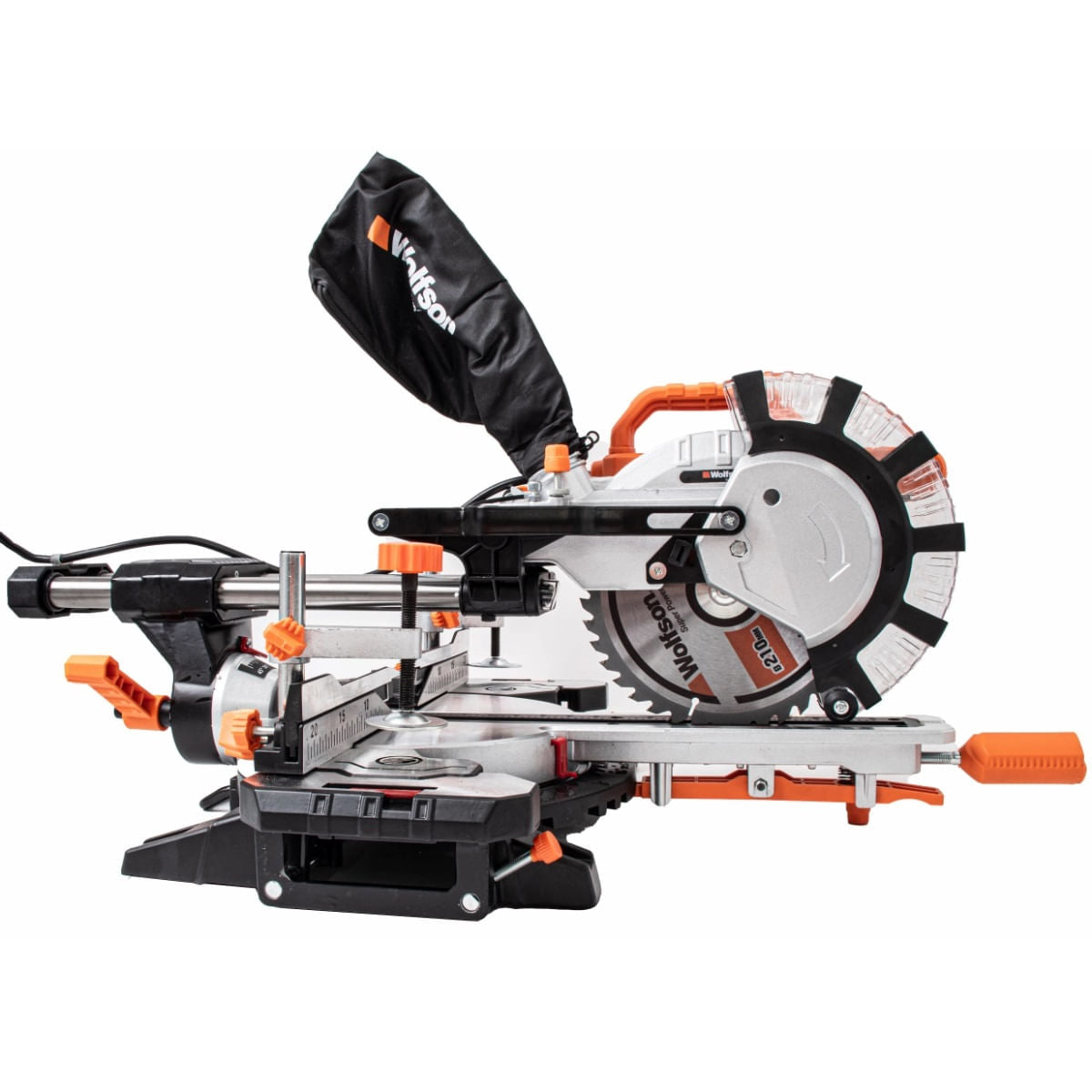 Fierastrau circular stationar cu sanie de glisare Wolfson, 2000W, 210mm, 5, atomico.ro