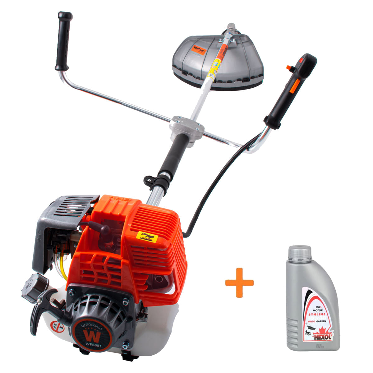 Motocoasa de umar Wolfson - 4T, 1.1CP, 5accesorii + ulei 0.6L, 1, atomico.ro