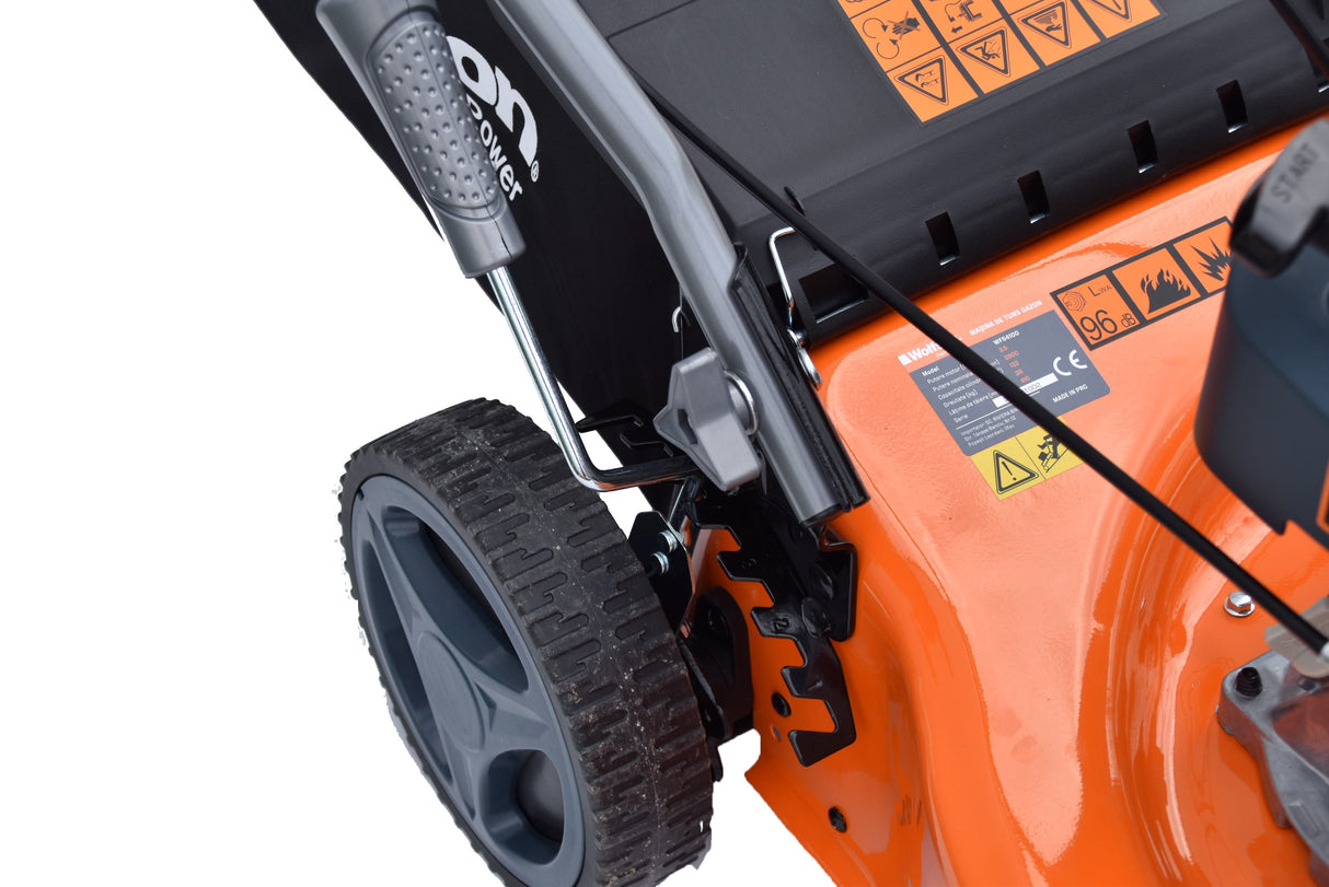 Masina de tuns iarba cu autopropulsie Wolfson, 3.5CP, benzina, latime de lucru 41cm, 7, atomico.ro