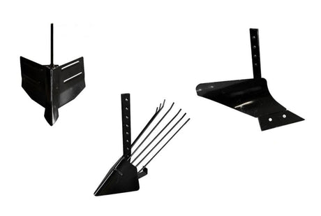Accesorii si consumabile motosape, Pachet de accesorii motocultor, plug de arat, plug de bilonat, plug de scos cartofi, roti metalice 4.00-8, 1, atomico.ro