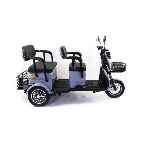 Produse, Triciclu Electric Rotakt Camarad Autonomie 58Km, Viteza maxima 25 km/h, Putere 1000W, Acumulatori 60V/20Ah, Timp de incarcare 6-8h, Fara Permis, 2, atomico.ro