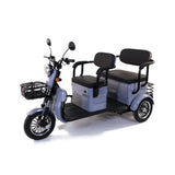 Triciclu Electric Rotakt Camarad Autonomie 58Km, Viteza maxima 25 km/h, Putere 1000W, Acumulatori 60V/20Ah, Timp de incarcare 6-8h, Fara Permis