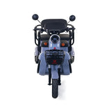 Triciclu Electric Rotakt Camarad Autonomie 58Km, Viteza maxima 25 km/h, Putere 1000W, Acumulatori 60V/20Ah, Timp de incarcare 6-8h, Fara Permis
