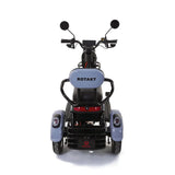 Triciclu Electric Rotakt Senior Motor 1000W, viteza maxima 25 km/h, Autonomie 62 km, Baterie plumb-acid 60V 20Ah, Greutate maximă 187 kg, Fara permis - Albastru