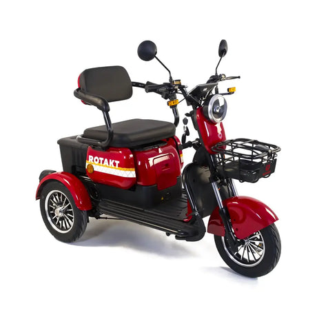 Produse, Triciclu Electric Rotakt Safari Motor 1000W, viteza maxima 25 km/h Autonomie 62 km Baterie plumb-acid 60V 20Ah Greutate maxima 187 kg, Fara permis - Mov, 1, atomico.ro