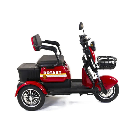 Produse, Triciclu Electric Rotakt Safari Motor 1000W, viteza maxima 25 km/h Autonomie 62 km Baterie plumb-acid 60V 20Ah Greutate maxima 187 kg, Fara permis - Mov, 2, atomico.ro