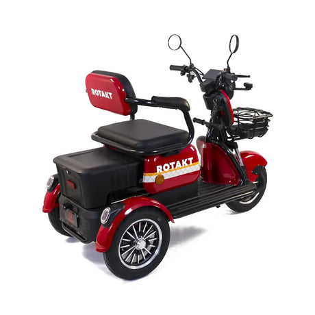 Produse, Triciclu Electric Rotakt Safari Motor 1000W, viteza maxima 25 km/h Autonomie 62 km Baterie plumb-acid 60V 20Ah Greutate maxima 187 kg, Fara permis - Mov, 3, atomico.ro