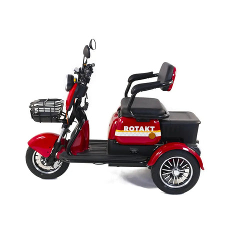 Produse, Triciclu Electric Rotakt Safari Motor 1000W, viteza maxima 25 km/h Autonomie 62 km Baterie plumb-acid 60V 20Ah Greutate maxima 187 kg, Fara permis - Mov, 6, atomico.ro
