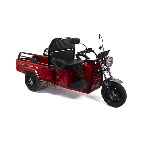 Produse, Triciclu Electric Cu Remorca Rotakt Nautilus 1600W, viteza maxima 25 km/h, Autonomie 44 km Baterie plumb-acid 60V 32Ah Greutate maxima 364 kg, Fara permis - Rosu, 1, atomico.ro
