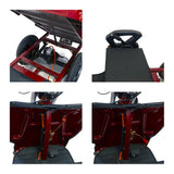 Triciclu Electric Cu Remorca Rotakt Nautilus 1600W, viteza maxima 25 km/h, Autonomie 44 km Baterie plumb-acid 60V 32Ah Greutate maxima 364 kg, Fara permis - Rosu