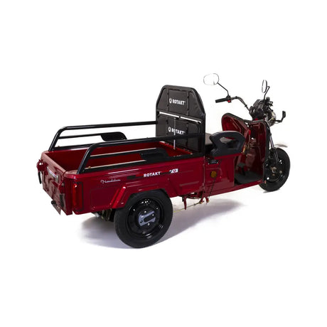 Produse, Triciclu Electric Cu Remorca Rotakt Nautilus 1600W, viteza maxima 25 km/h, Autonomie 44 km Baterie plumb-acid 60V 32Ah Greutate maxima 364 kg, Fara permis - Rosu, 3, atomico.ro